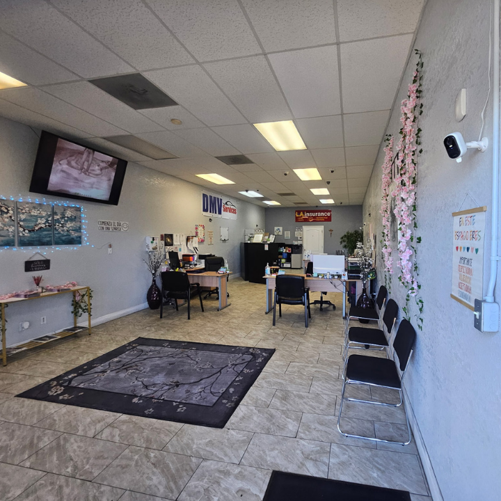 Interior office of the L.A. Insurance Agency located at 2520 South Eastern Ave. in NV