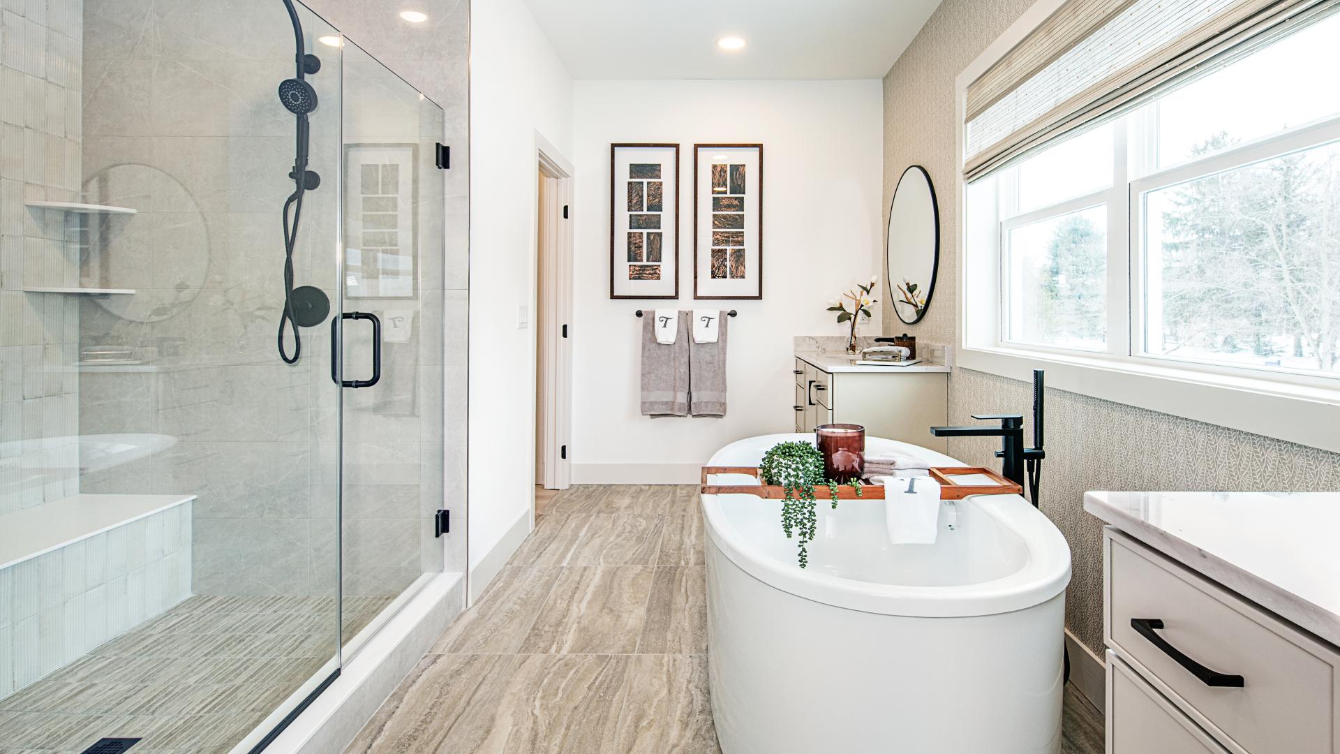 Spa-like primary baths