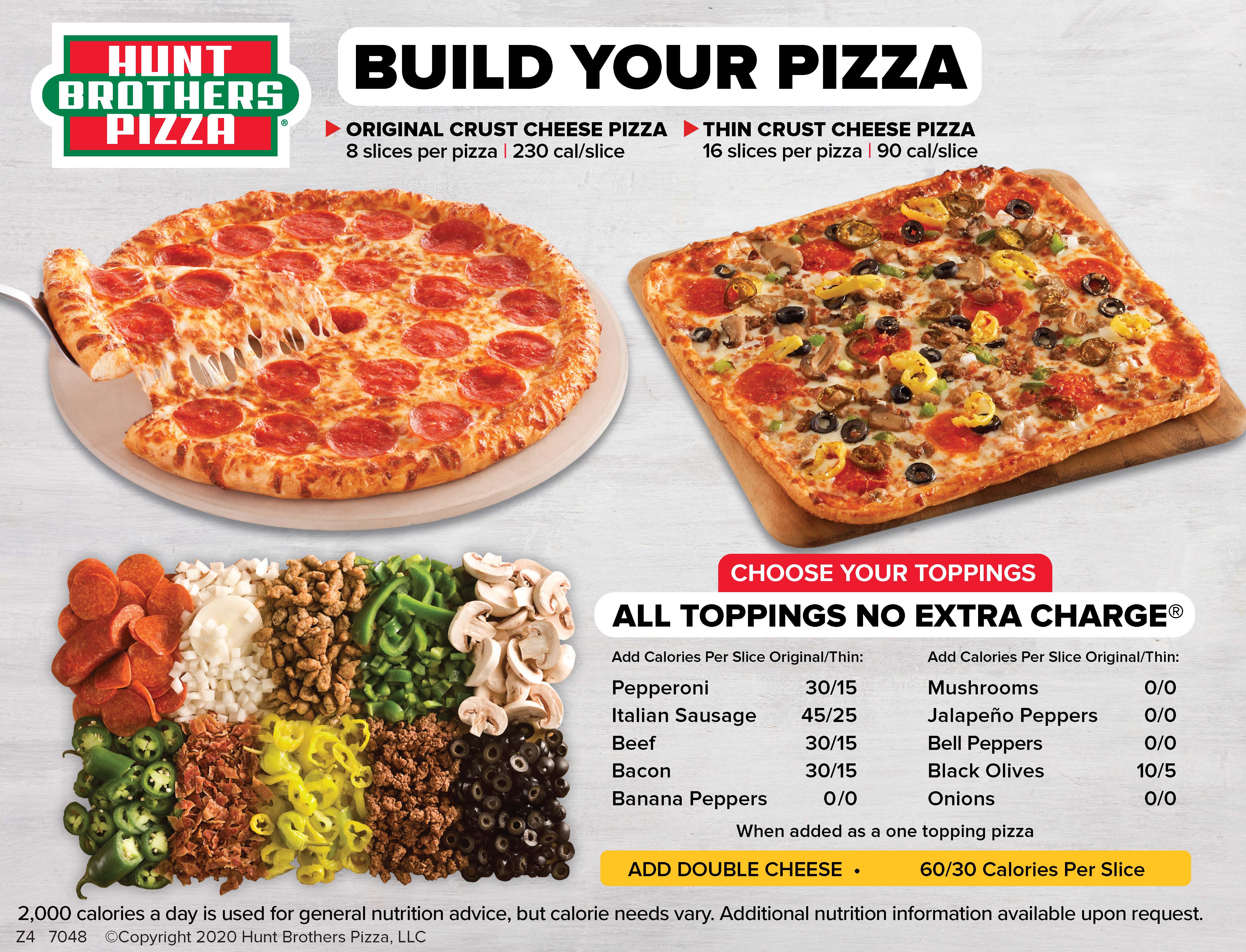 Hunt Brothers® Pizza Menu Hunt Brothers Pizza Bloomfield (573)568-4507