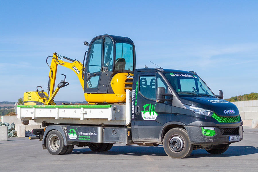 Falk Wedekind Containerdienst Roh- & Baustoffzentrum, Gewerbepark Süd 1 in Leinefelde