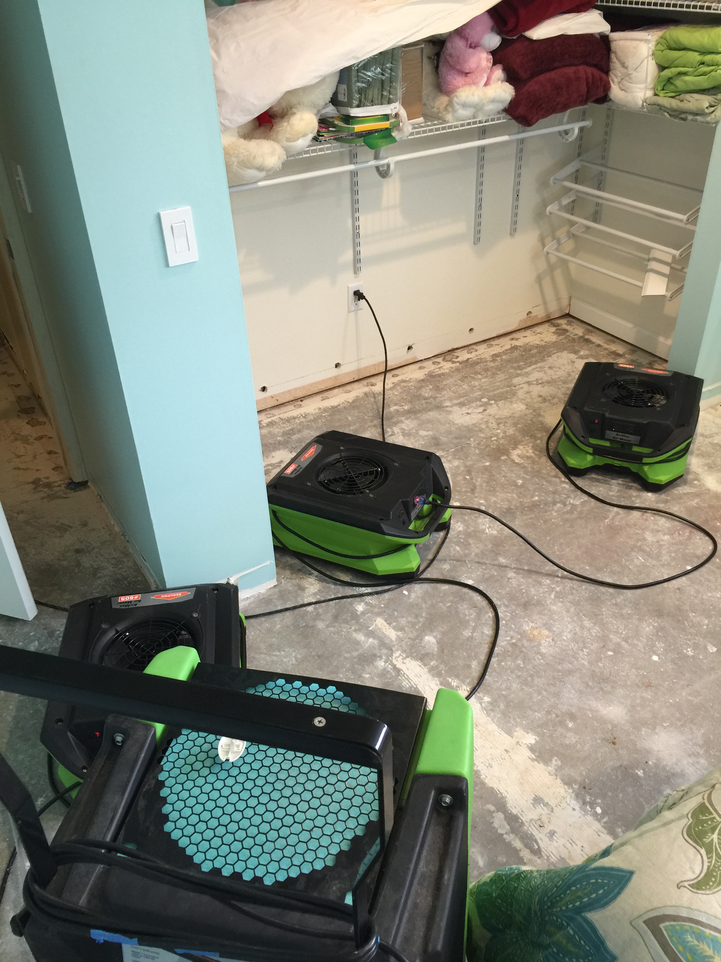 Got the SERVPRO equipment up and running!