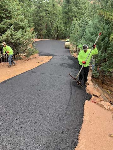 New asphalt paving project/Pine, Arizona/Call us to schedule your free estimate