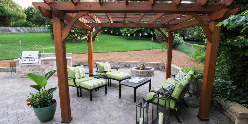 Get more out of your property with an outdoor room and fire feature.