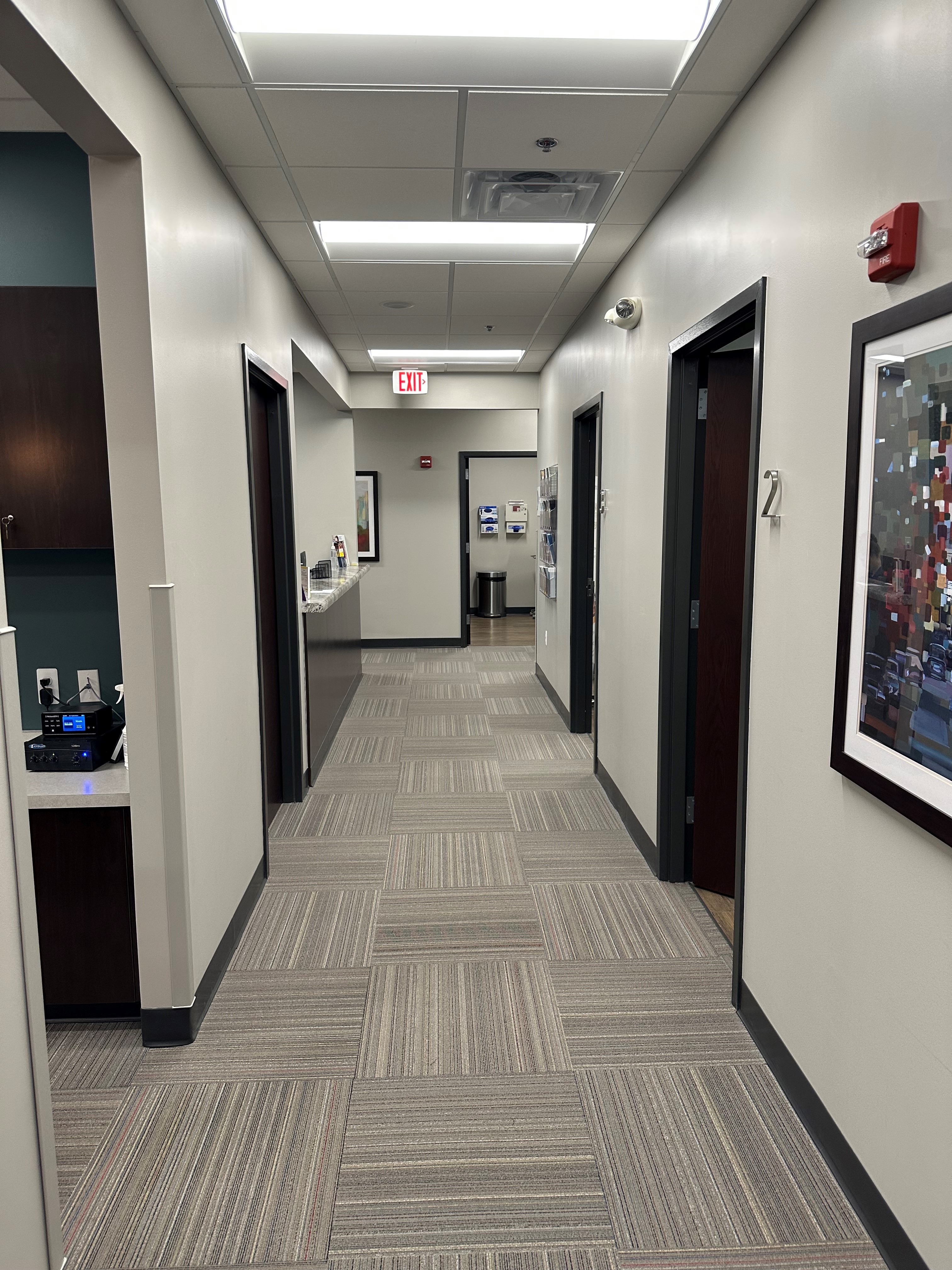 Novi Forefront Dermatology Clinic  Hallway