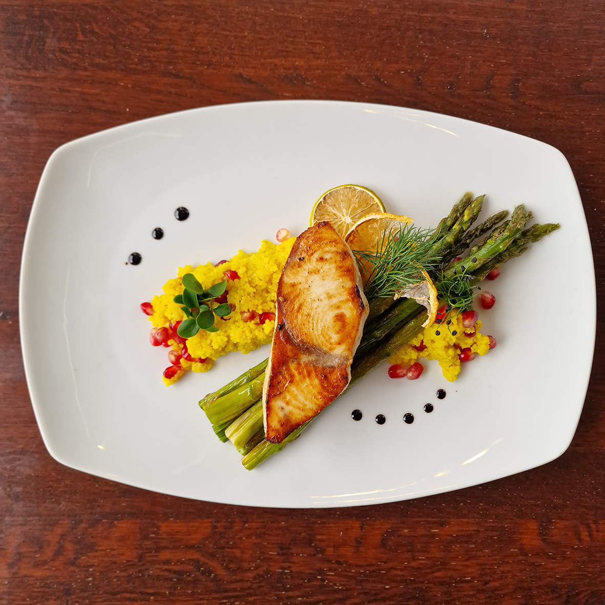 Gegrilltes Schwertfischfilet
