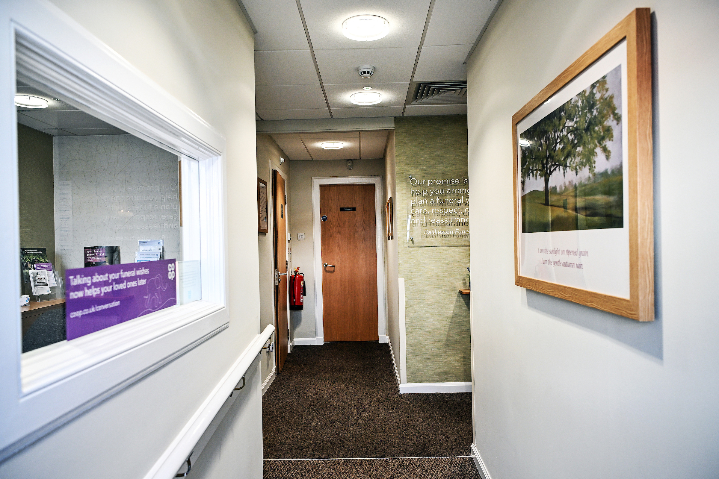 Coop Funeralcare Baillieston Entrance