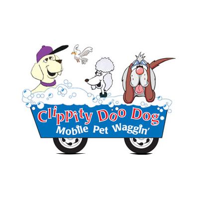 Clippity Doo Dog Mobile Pet Waggin' Logo