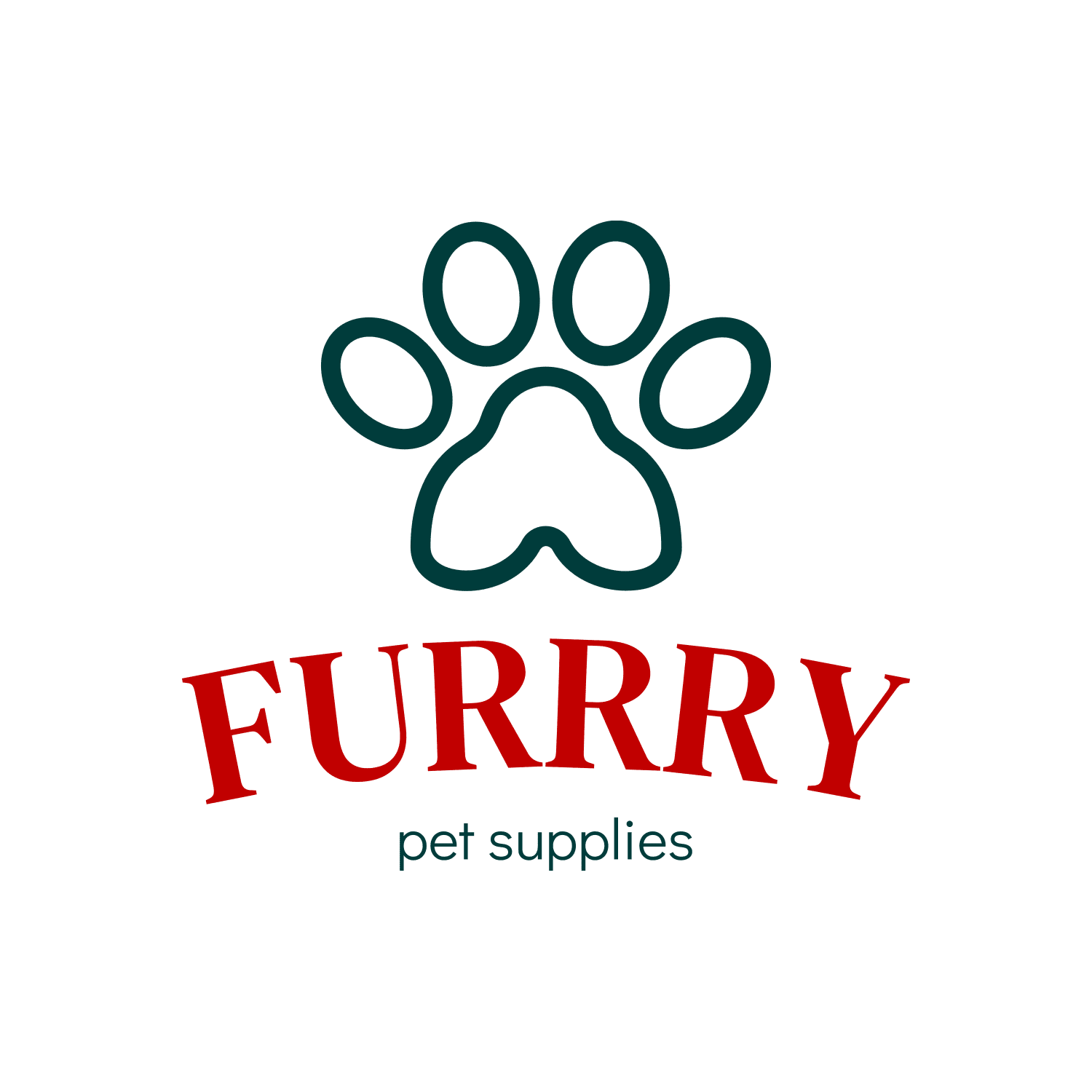 Furrry Pet Supplies Logo