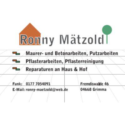 Inh. Ronny Mätzold in Grimma - Logo