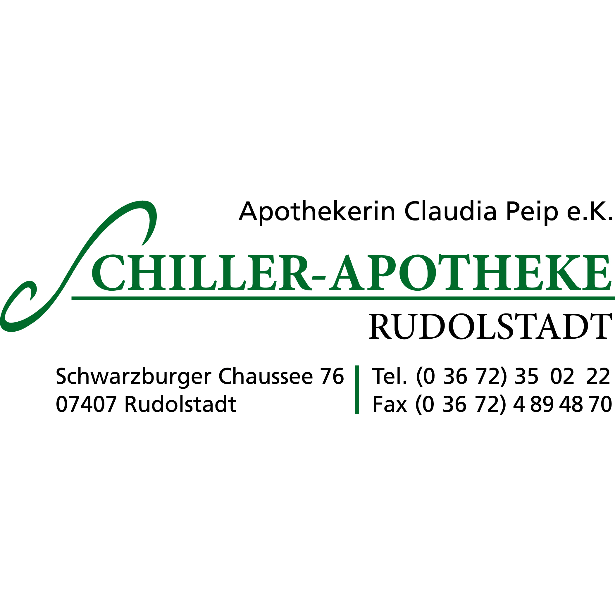 Schiller-Apotheke in Rudolstadt - Logo