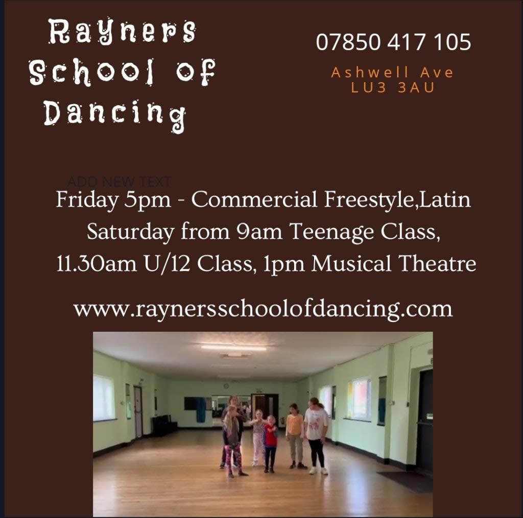 Rayners School of Dancing Luton 07850 417105