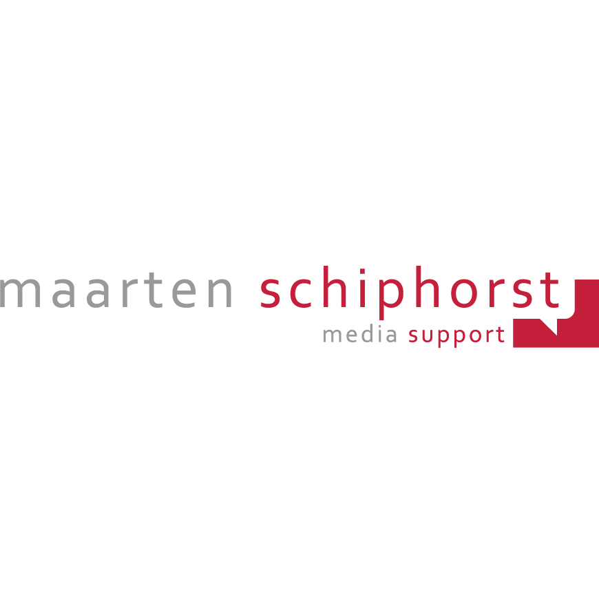 Maarten Schiphorst - Media Support Logo
