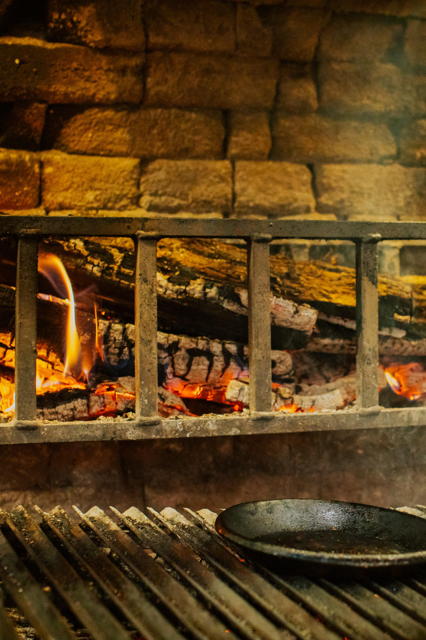 wood-fired grill