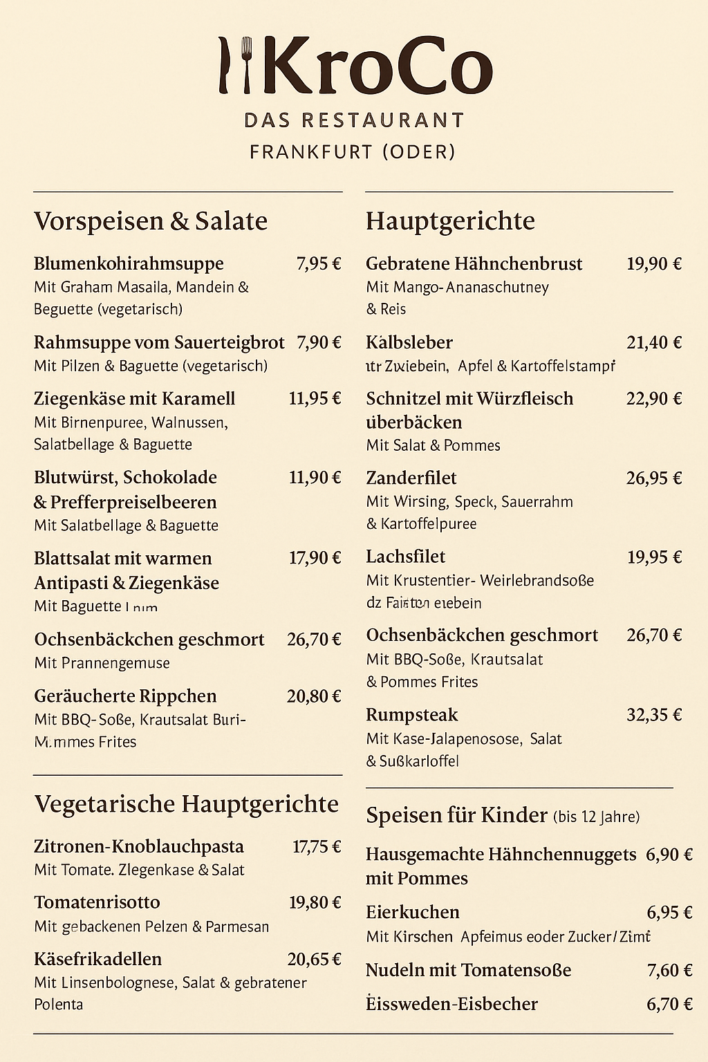 Bild 19 KroCo – Das Restaurant Frankfurt (Oder) in Frankfurt (Oder)