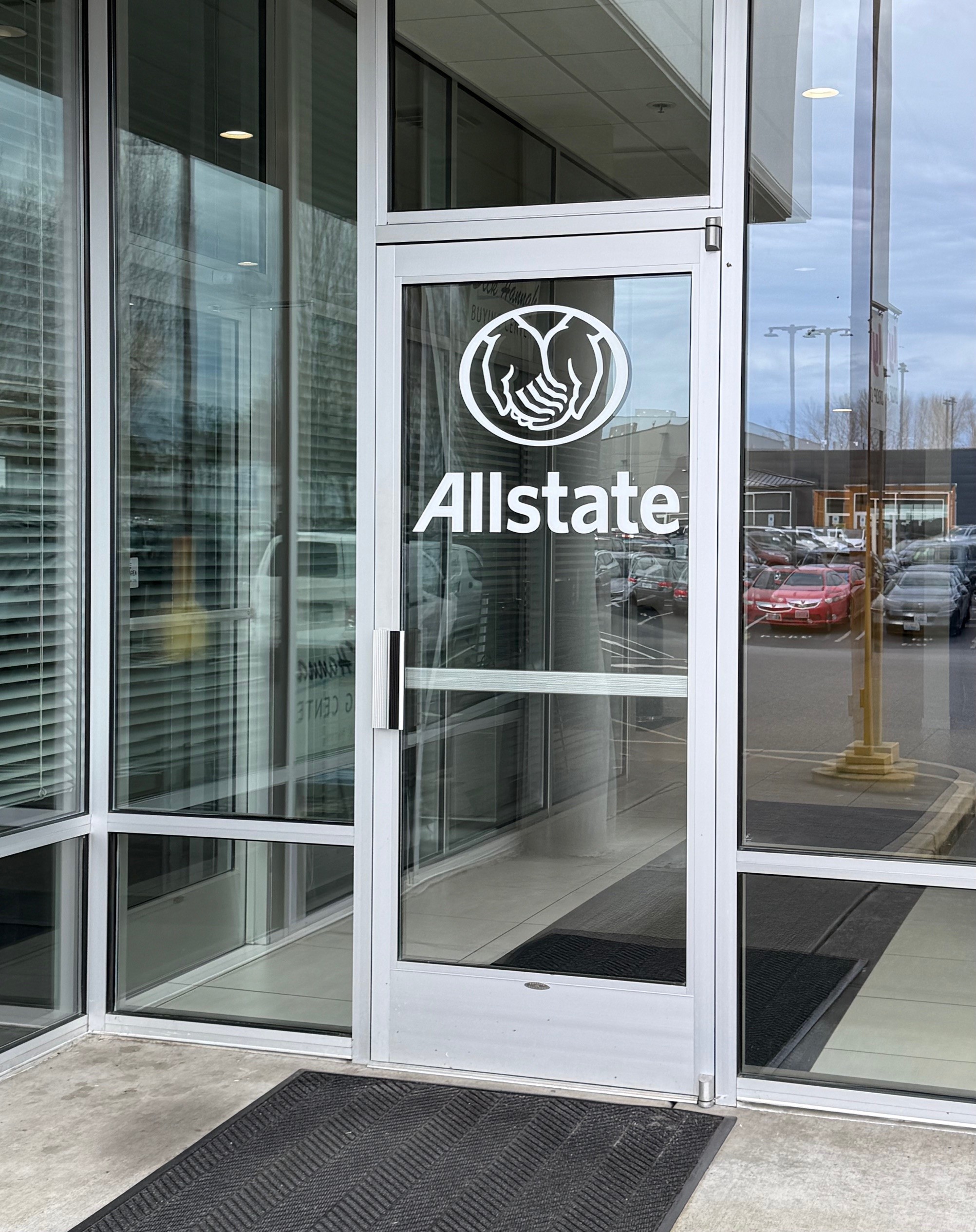 Our building entry door