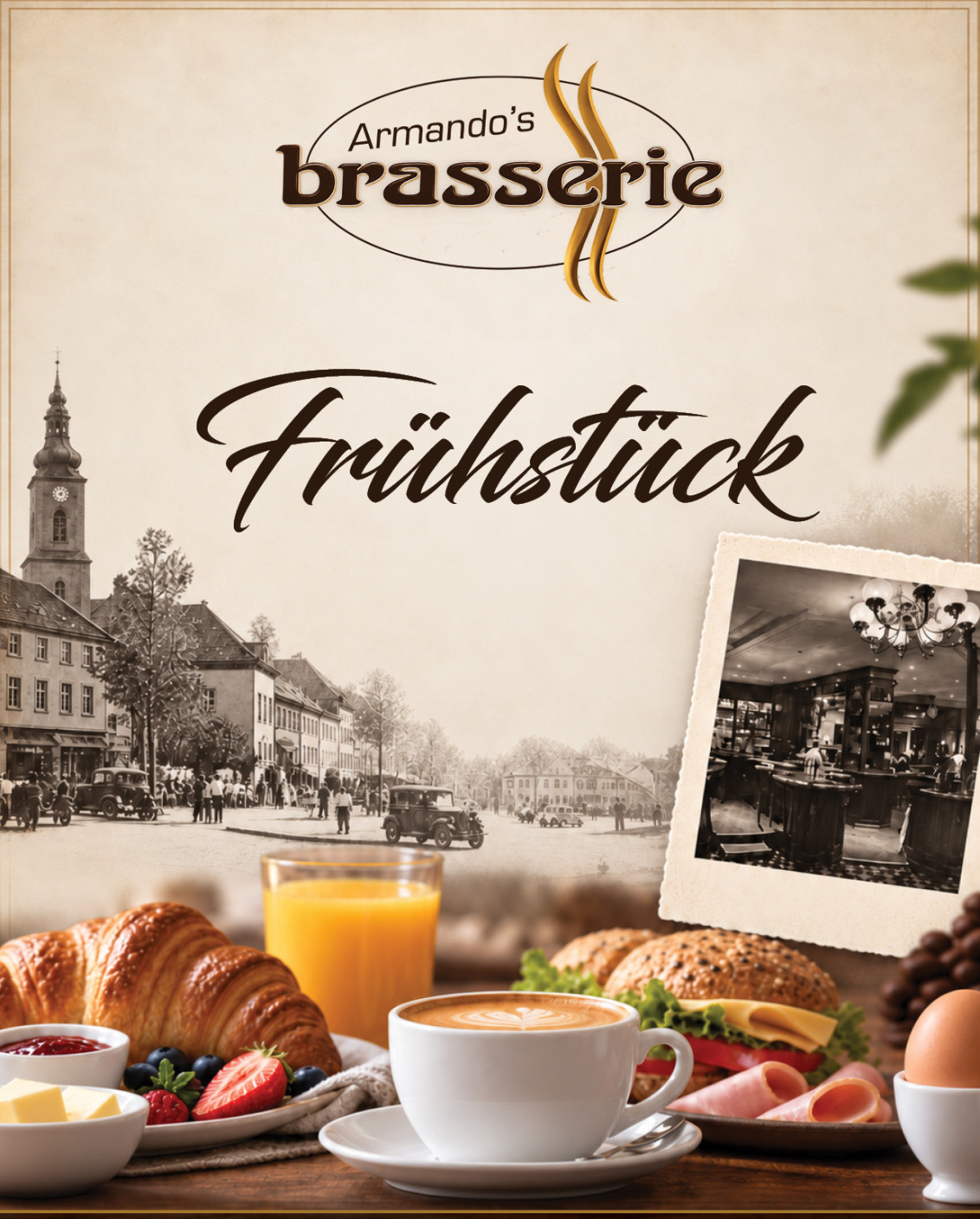 Internationale inspirierte Brasserie-Küche