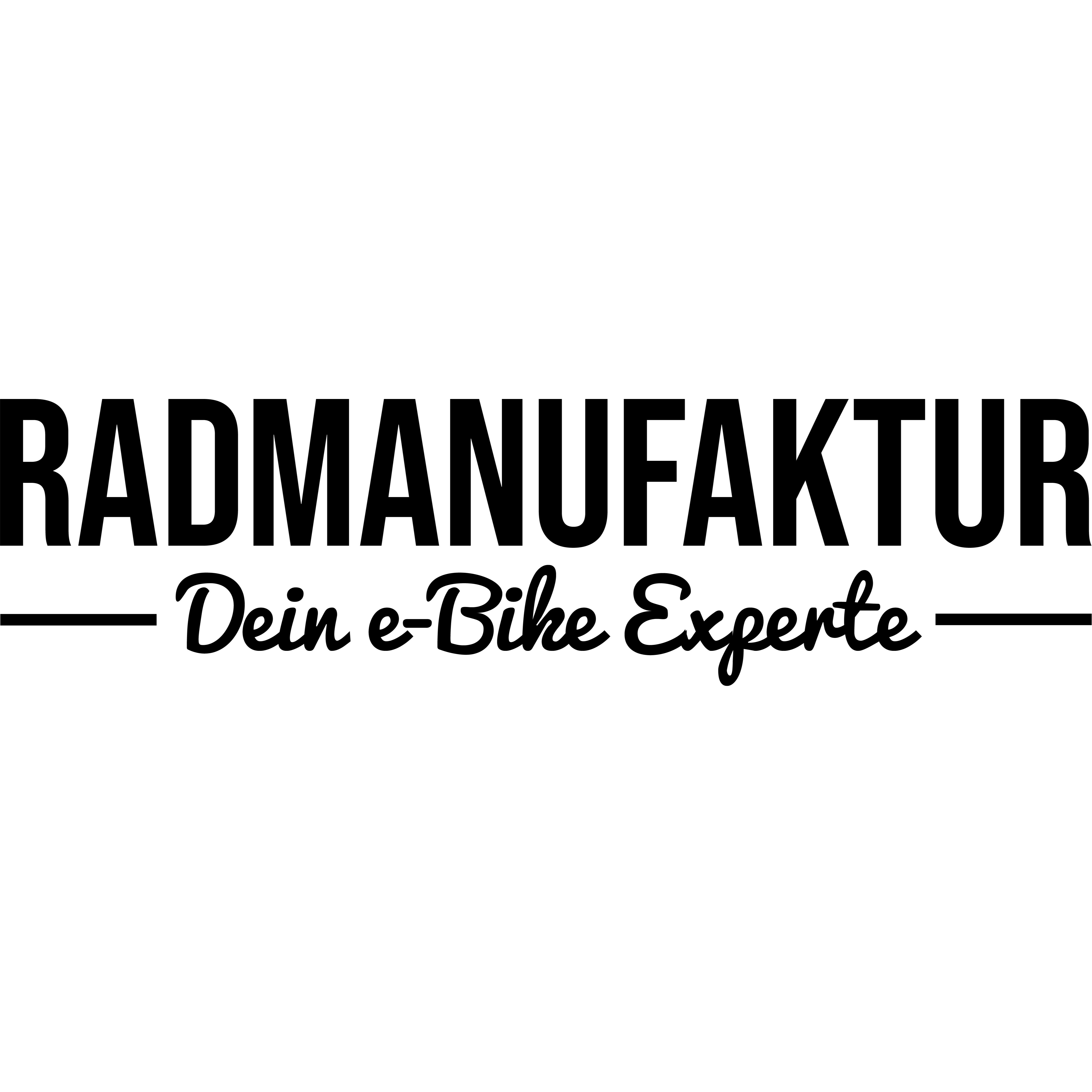 Logo Radmanufaktur – Dein E-Bike Experte