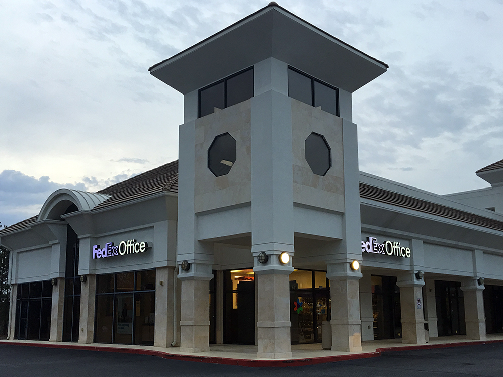 Exterior photo of FedEx Office location at 4150 Old Milton Pkwy\t Print quickly and easily in the se FedEx Office Print & Ship Center Alpharetta (770)619-7081