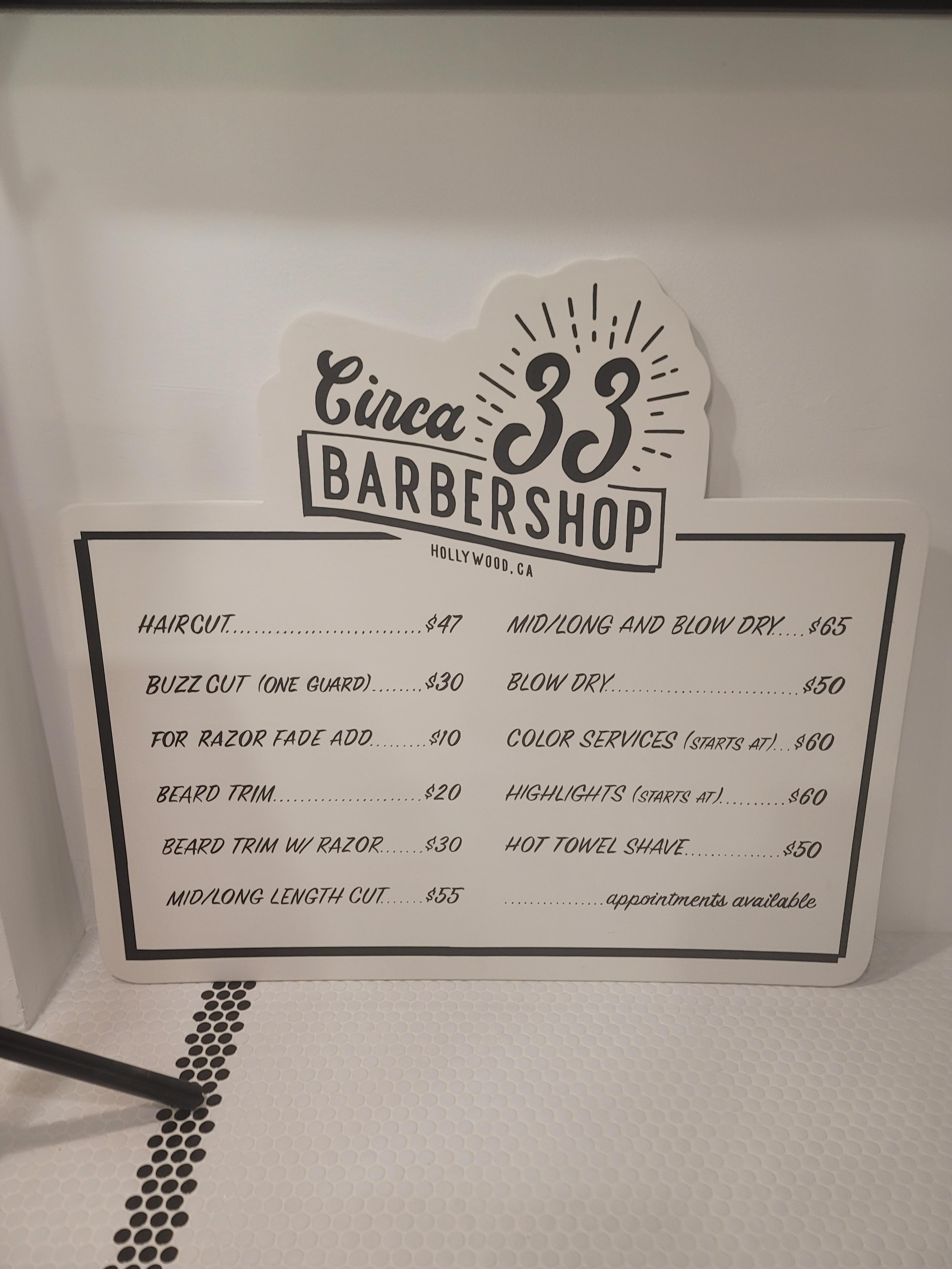 Circa 33 Barbershop