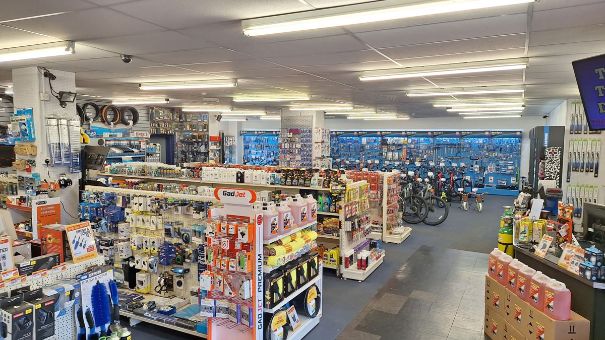 Inside Wilco Motosave, Hunslet Road, Leeds
