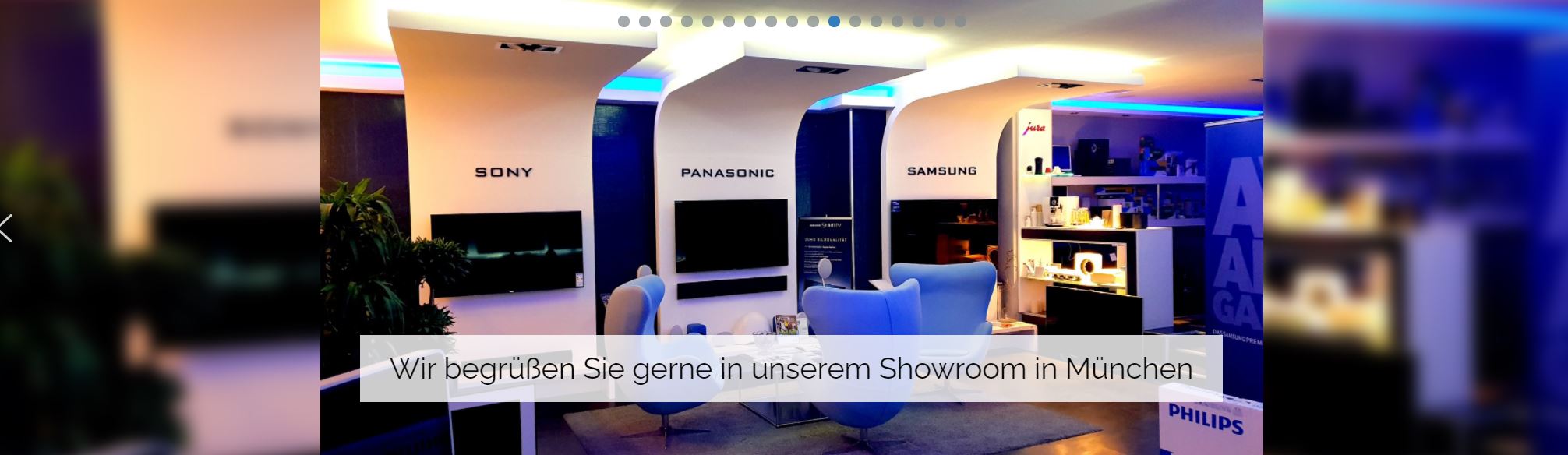 Showroom - Fernsehgeräte | Atlas Vision Store | München