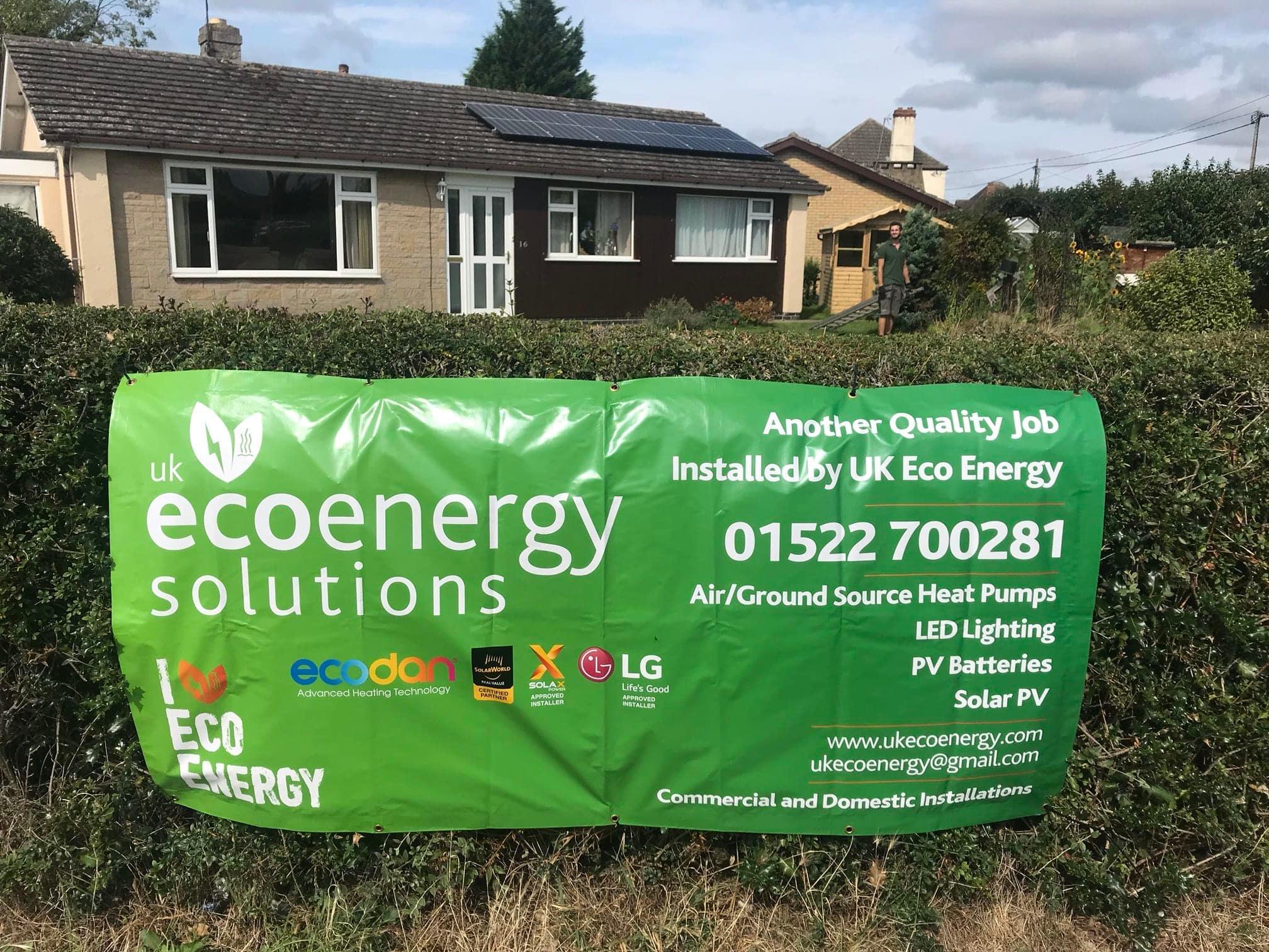 UK Eco Energy Solutions Ltd Lincoln 01522 700281