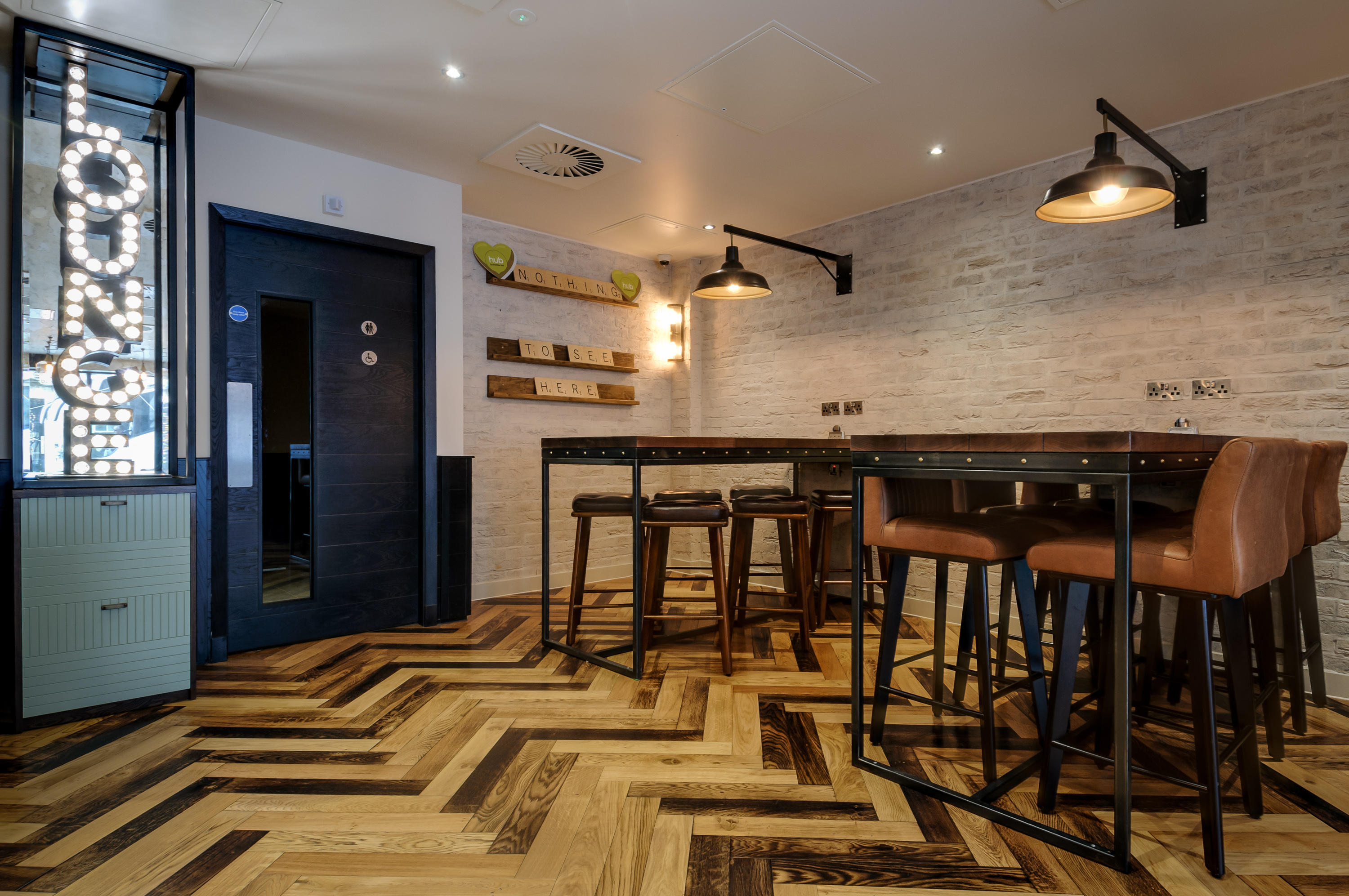Lounge Cafe Bar hub by Premier Inn Edinburgh Haymarket hotel Edinburgh 01313 574516