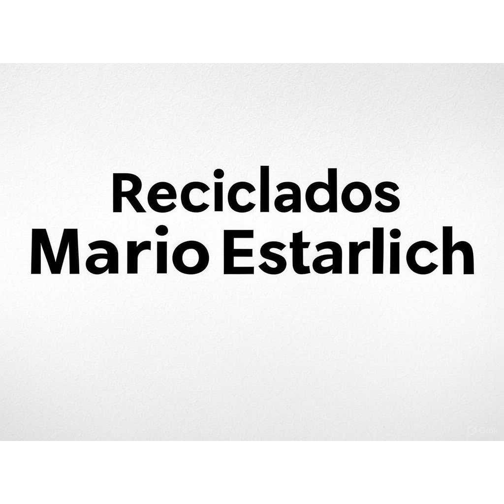 RECICLADOS MARIO ESTARLICH, S.L.U. Logo