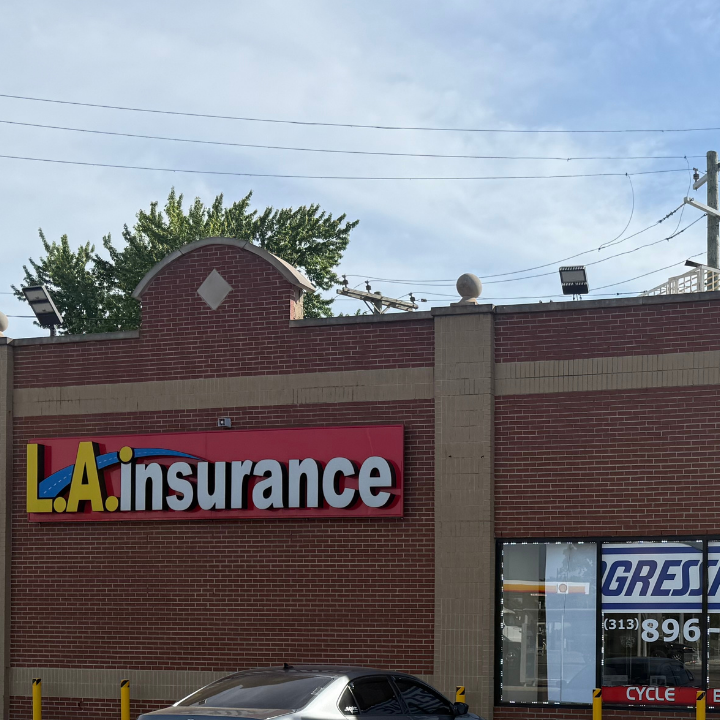 Exterior of the L.A. Insurance located at 6248 Michigan Ave. in MI