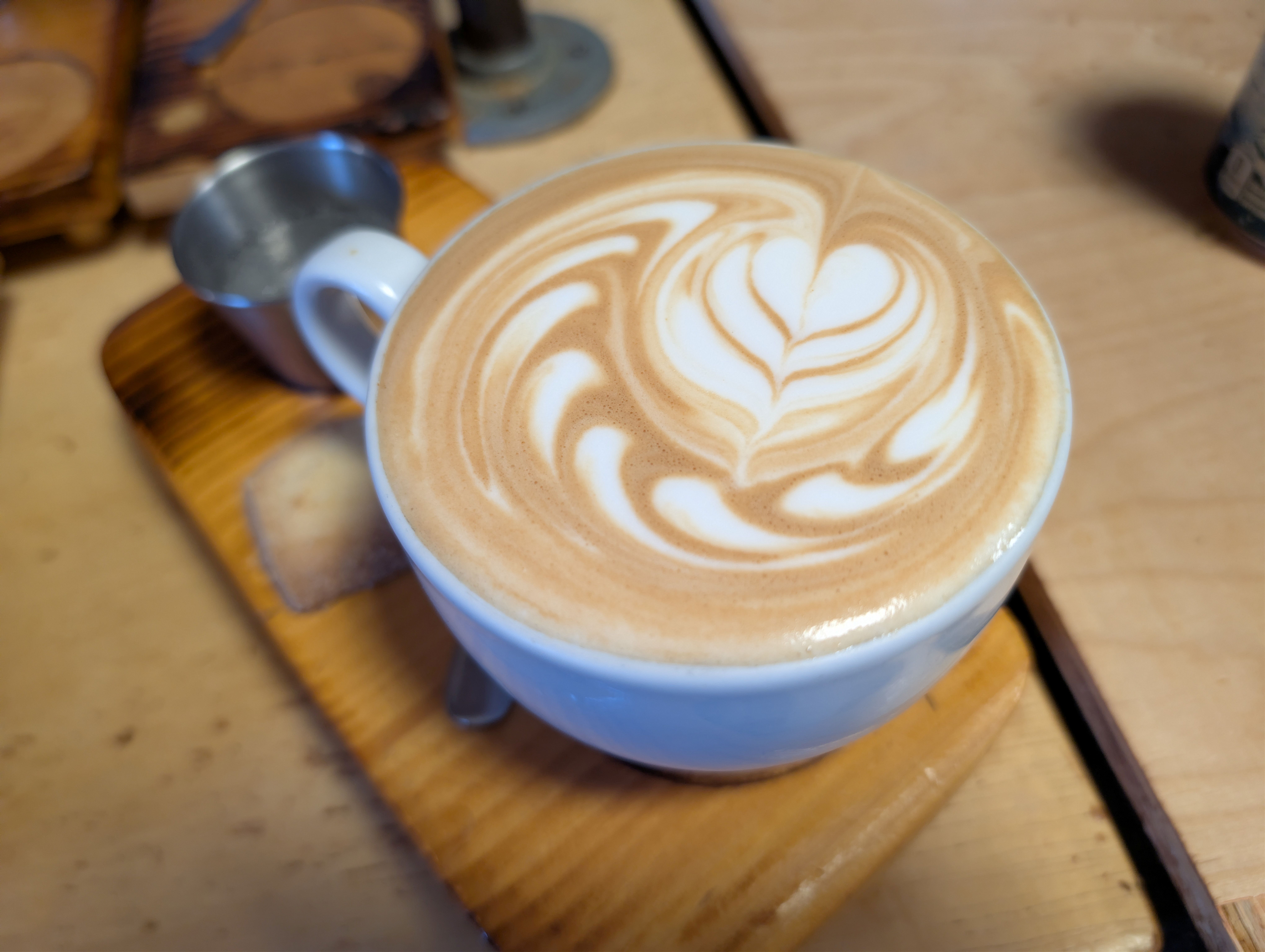 Best latte in the cafe serving the best coffee in falls church va