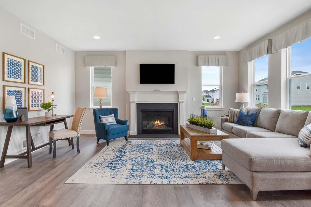 Shady Grove - Family Room With Fireplace