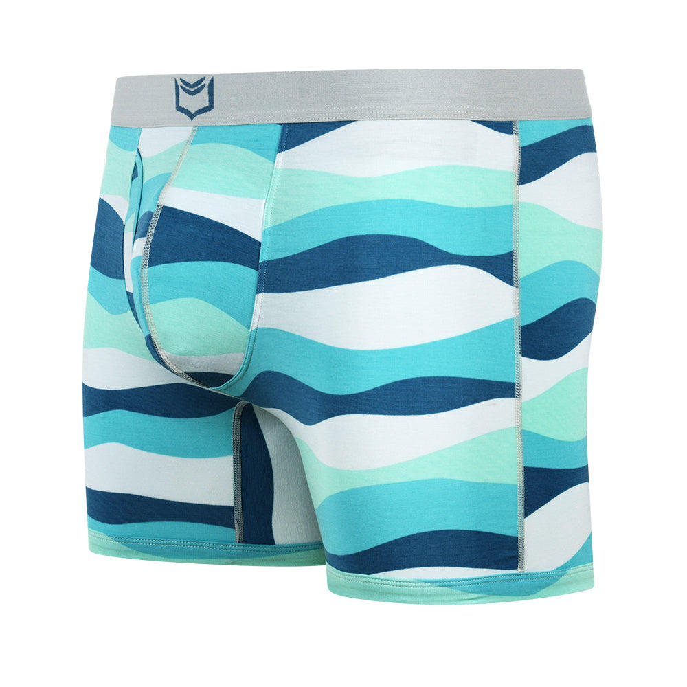 SHEATH 4.0 Ocean Wave Men's Dual Pouch Boxer Brief