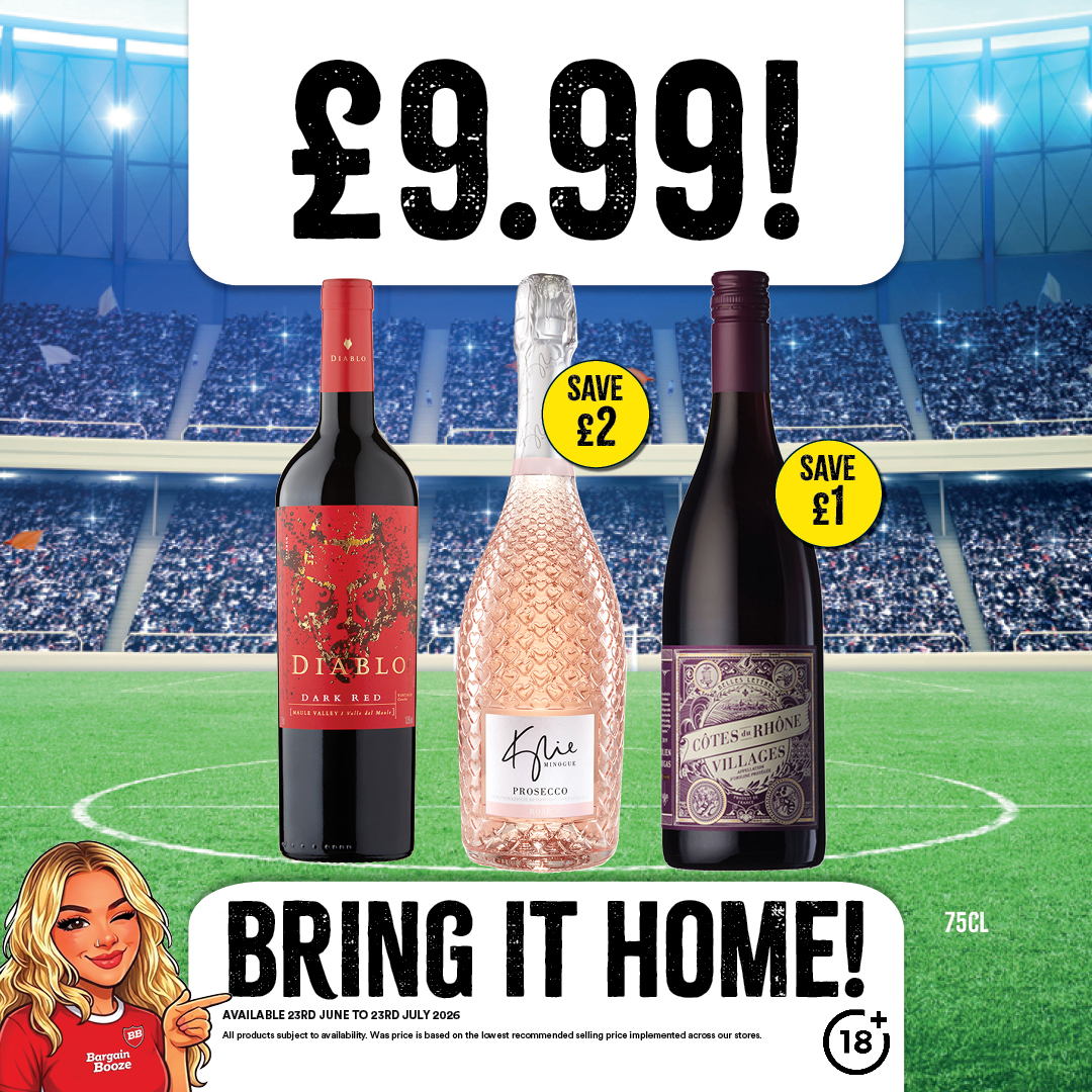 £9.99 each on selected wines