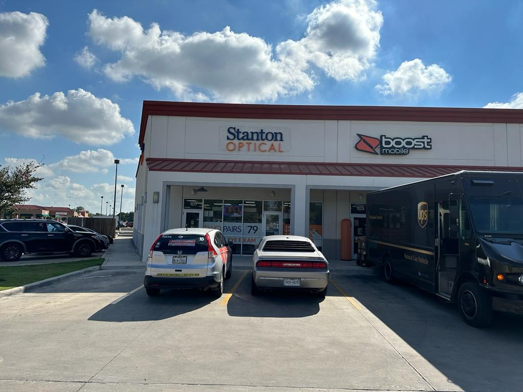 Storefront at Stanton Optical Store San Antonio TX 78237