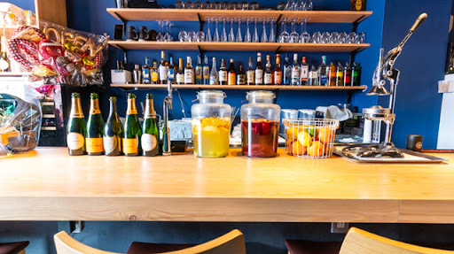 Images シャンパンとたこ焼き 月と蛸