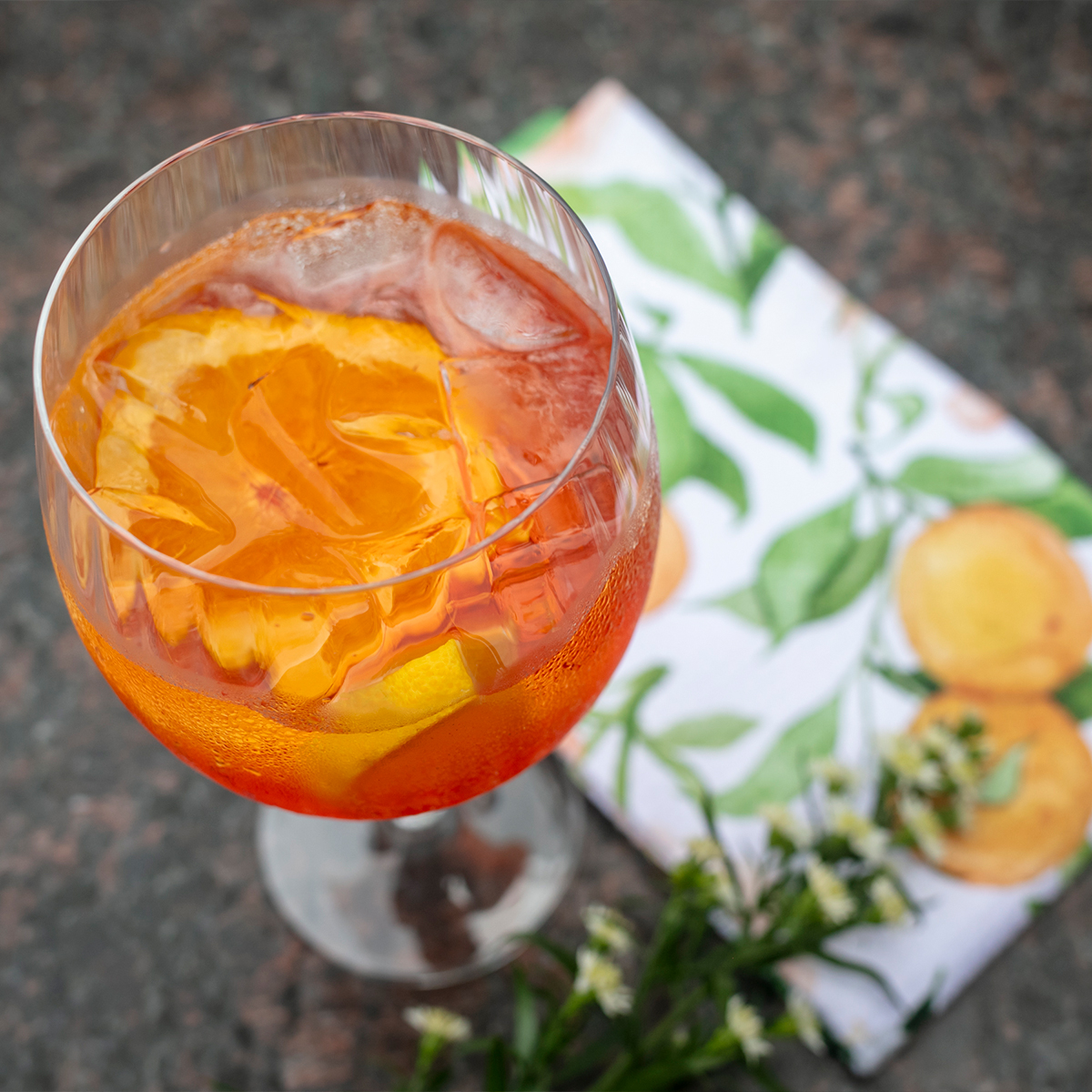 Italian Spritz | cappelletti aperitivo, veuve-olivier brut, soda water, fresh orange