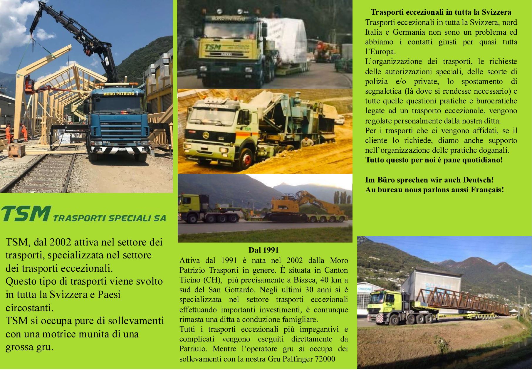 Bilder TSM Trasporti Speciali SA di Patrizio Moro