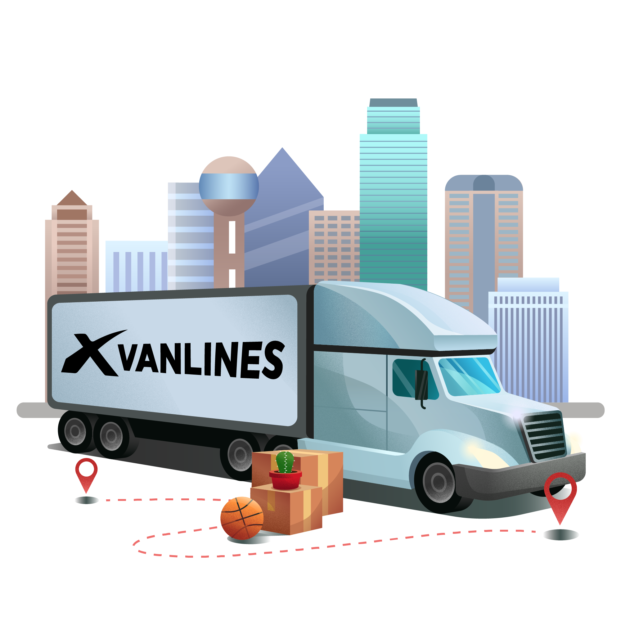 X Van Lines LLC Dallas (877)306-3555