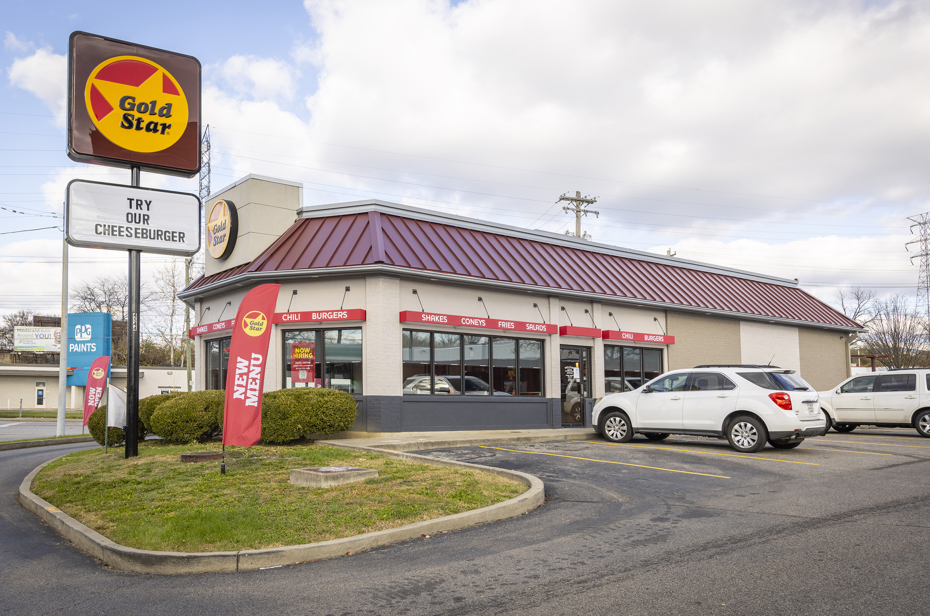 Gold Star on Tennessee and Reading newly remodeled storefront and drive thru. 