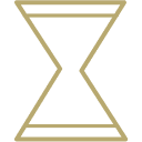 Hourglass icon.