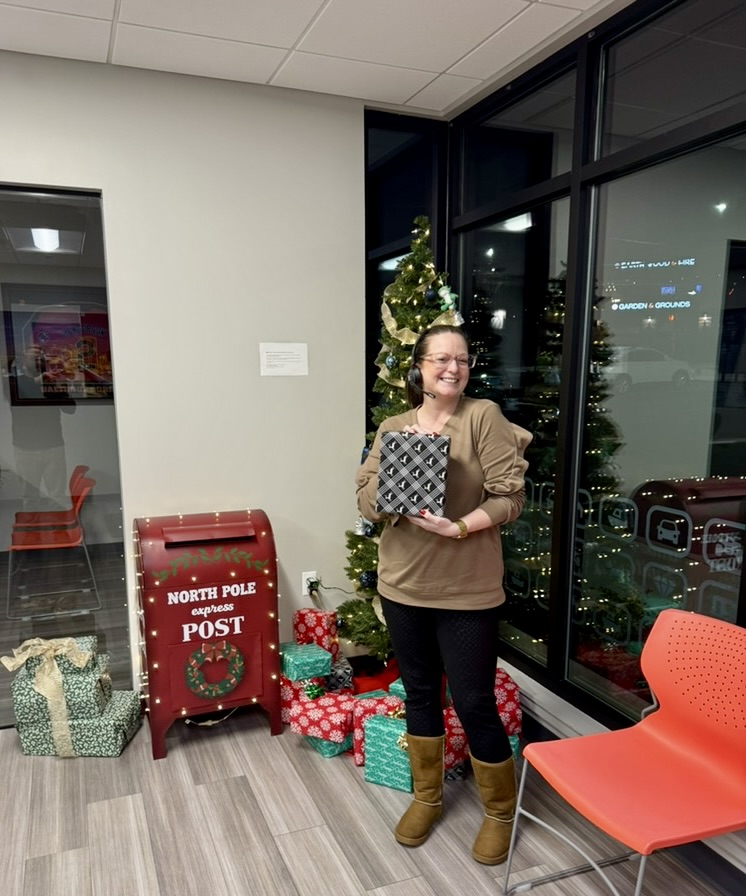Holiday team celebration inside the Wayne Nieberlein &ndash; GEICO Insurance Agent office in Baltimore Maryland. Our licensed team is available for car insurance quotes and homeowners insurance quotes throughout Baltimore and across Maryland.