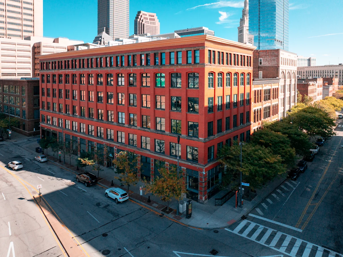 building exterior at Shorehaus Lofts 