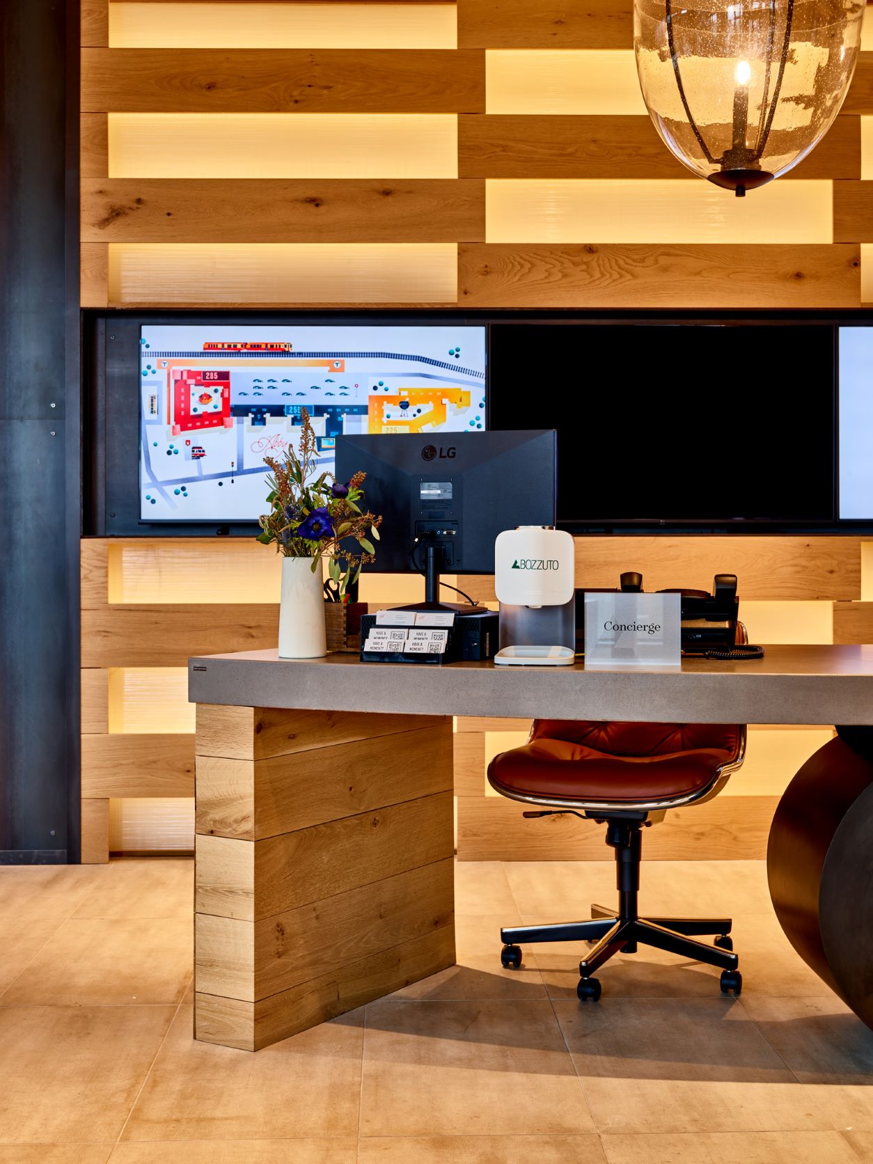 Concerige desk at The Abby