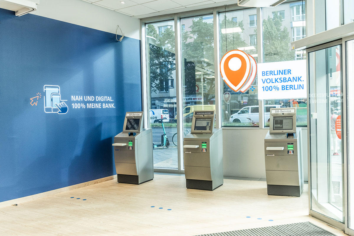Berliner Volksbank Beratungscenter Friedrichshain Innenansicht