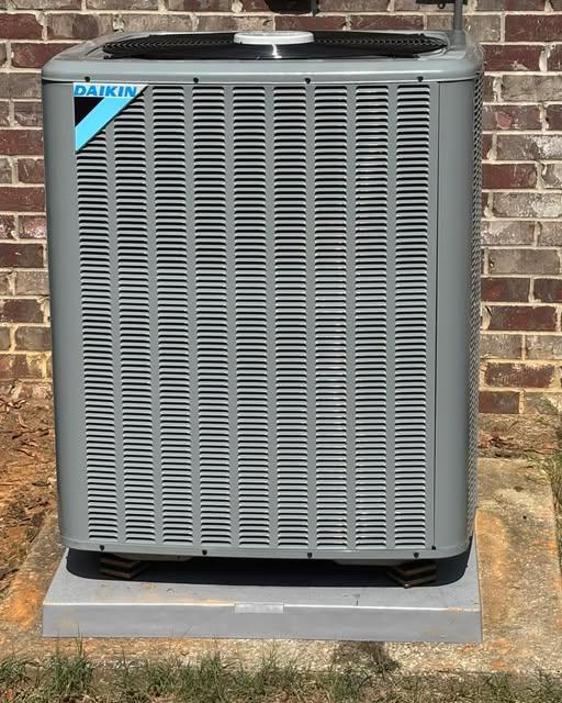Daikin 3 Ton Split System Heat Pump Installation 12 Year Warranty Best Warranty in North Alabama HVAC Huntsville Madison Somerville Priceville Hartselle Athens