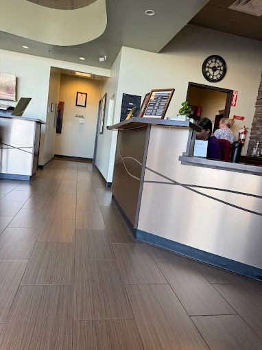 front desk of Antelope Mall Vision Center Optometry