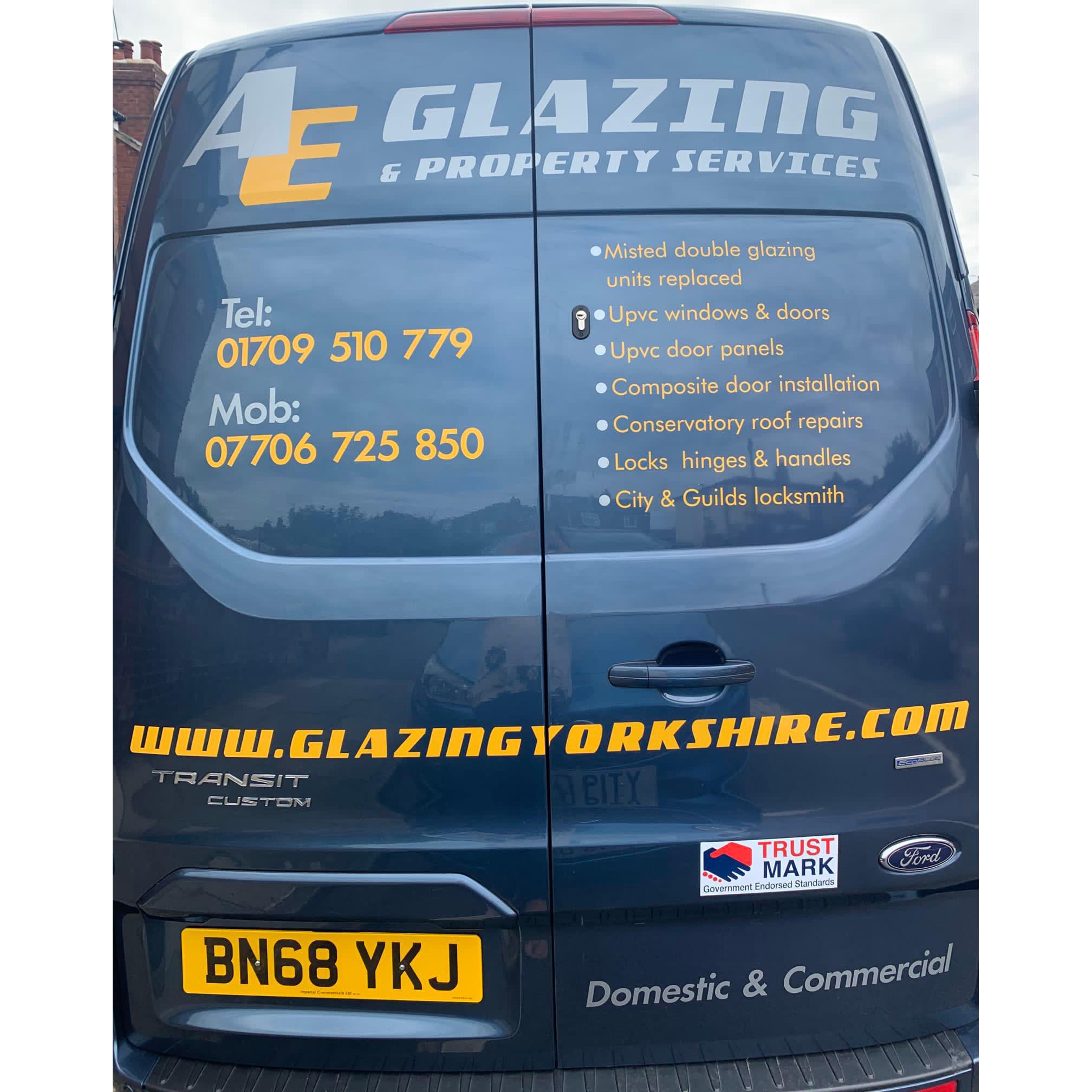 LOGO A & E Glazing & Property Services Rotherham 01709 510779