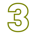 Number 3 icon.