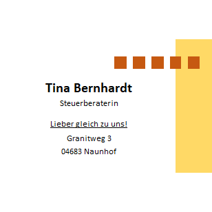 Logo Steuerberaterin Tina Bernhardt