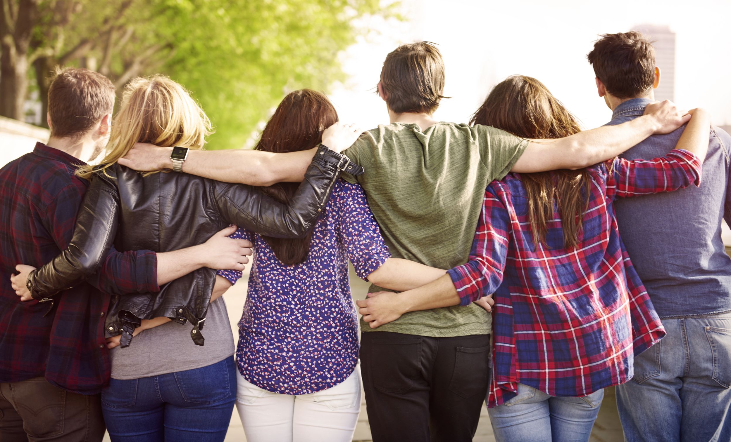 Church community members connecting in fellowship